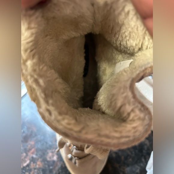 J/SLIDES NYC J Slides leather Faux Fur Lined Bolt Boots 6.5 - Picture 6 of 11